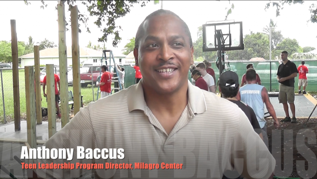 Anthony Bacchus, Teen Program Director at the Milagro Center.